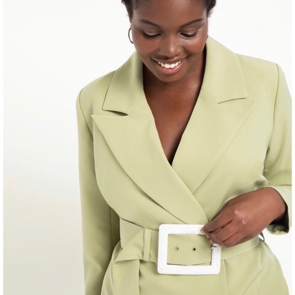 ELOQUII Blazer Dress with Oversized Belt Size 14 - Picture 3 of 10